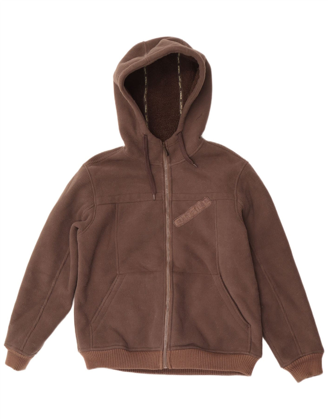 Maglione con cappuccio grafico da uomo O'Neill grande poliestere marrone