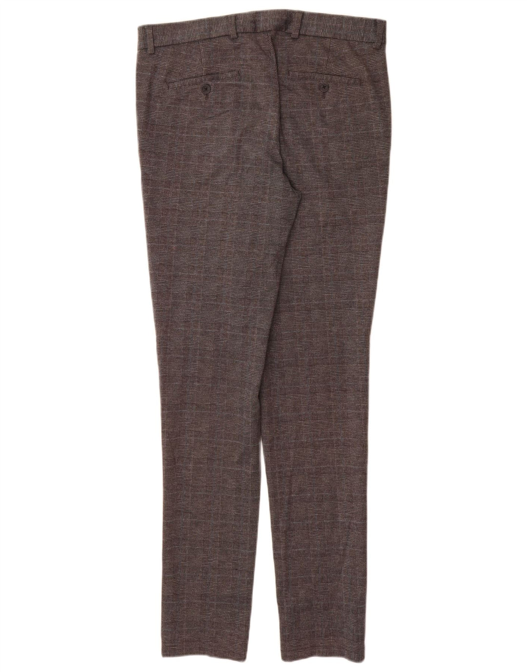 Pantaloni chino slim da uomo Jack & Jones W32 L34 poliestere pied de poule grigio