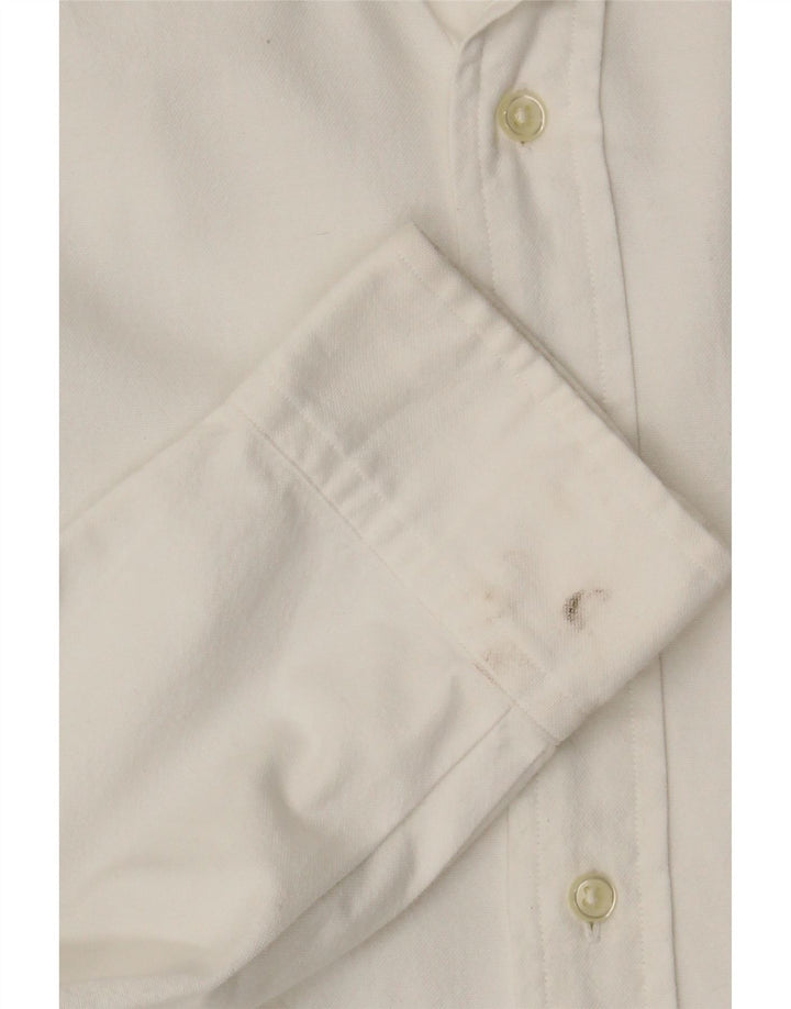 Polo Ralph Lauren Camicia slim fit da uomo in cotone bianco medio
