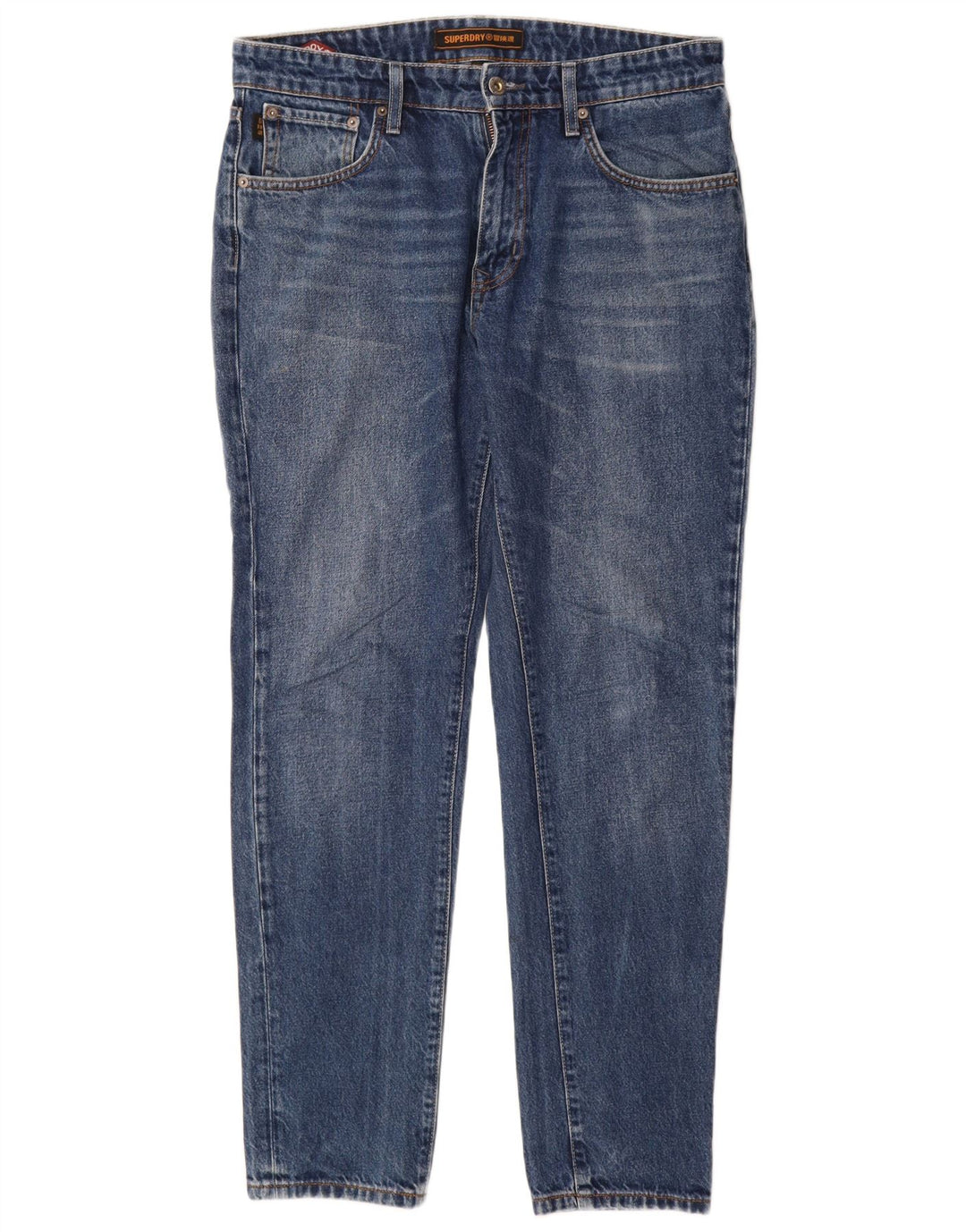 Jeans affusolati da uomo SUPERDRY W32 L32 cotone blu