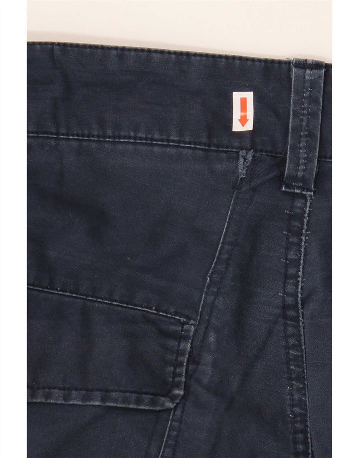 Sneaker Freak Pantaloncini cargo da uomo medi W32 in cotone blu navy