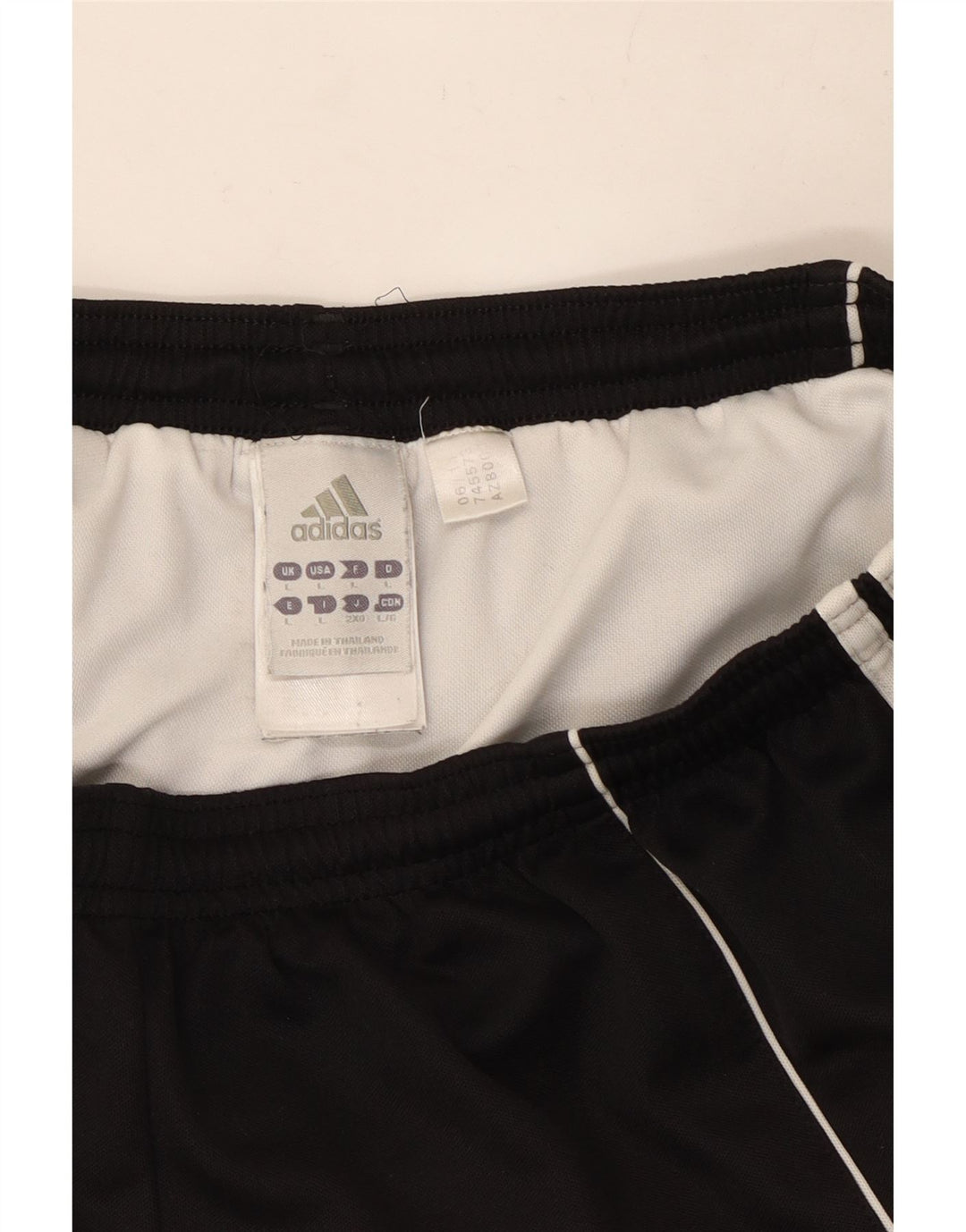 Pantaloncini sportivi Adidas Climalite da uomo grandi in poliestere nero
