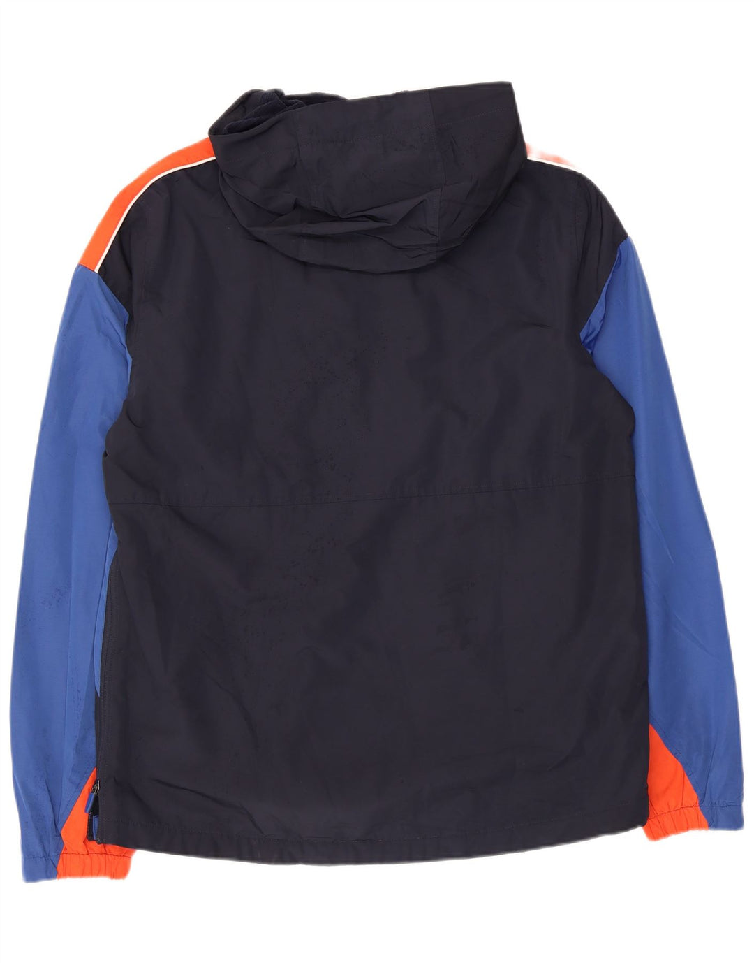 Giacca anorak da uomo con cappuccio SUPERDRY UK 38 Medium Blu Navy Colourblock