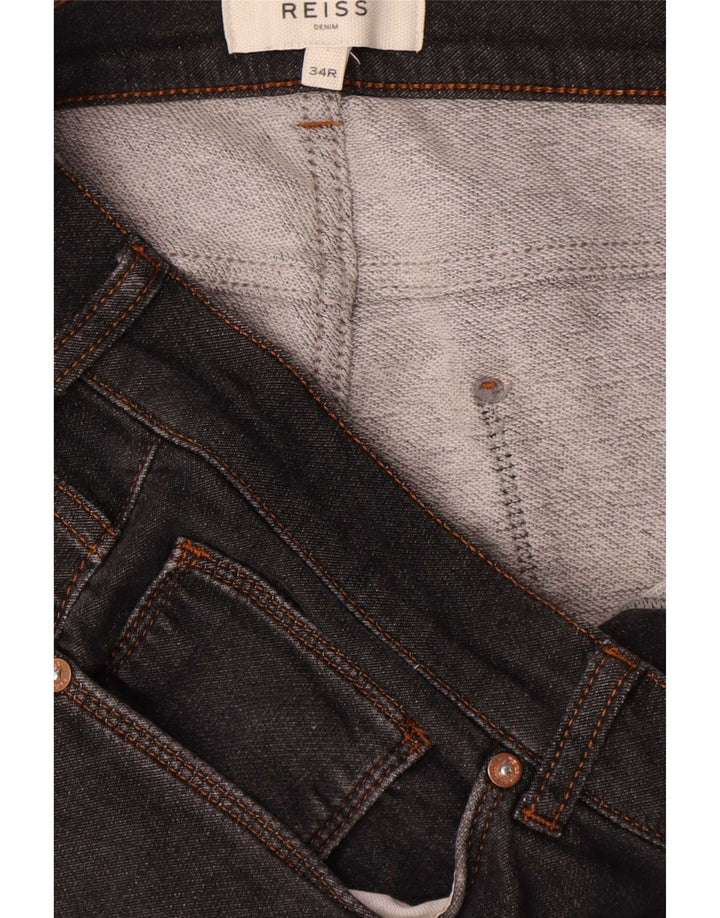 Jeans slim da donna Reiss W34 L30 cotone nero