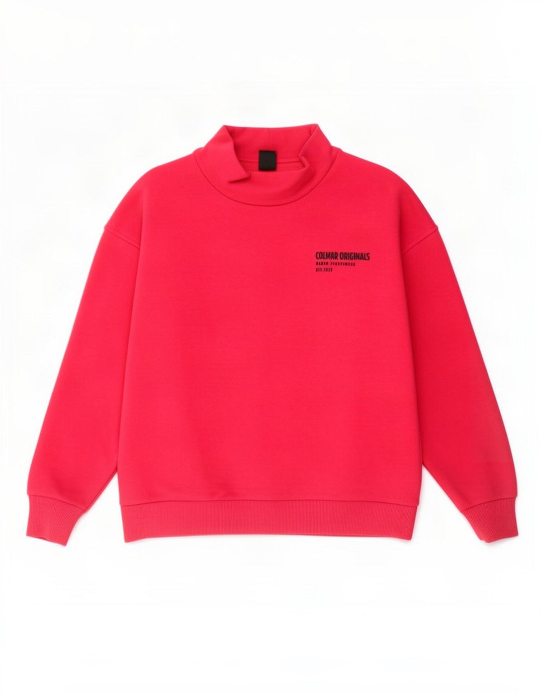Felpa oversize con grafica da donna Colmar UK 10 piccola in cotone rosa