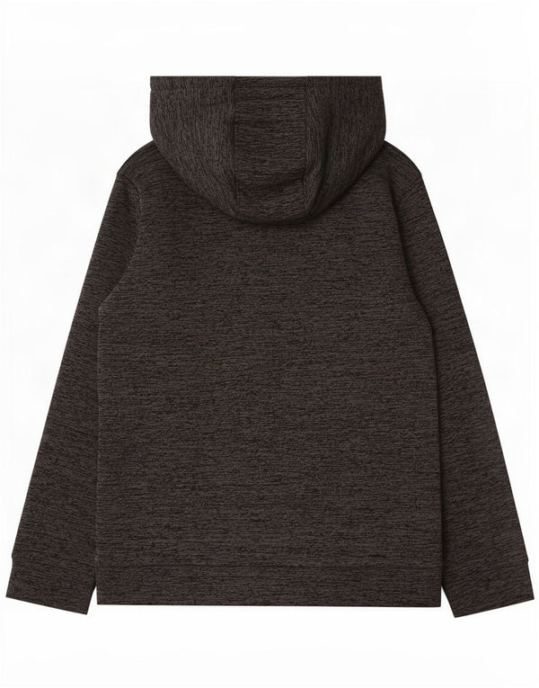 Felpa con cappuccio e zip per ragazzi Under Armour 9-10 anni grigio medio screziato
