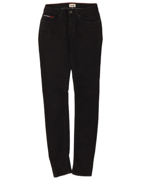 Jeans slim da donna Tommy Hilfiger W25 L32 cotone nero