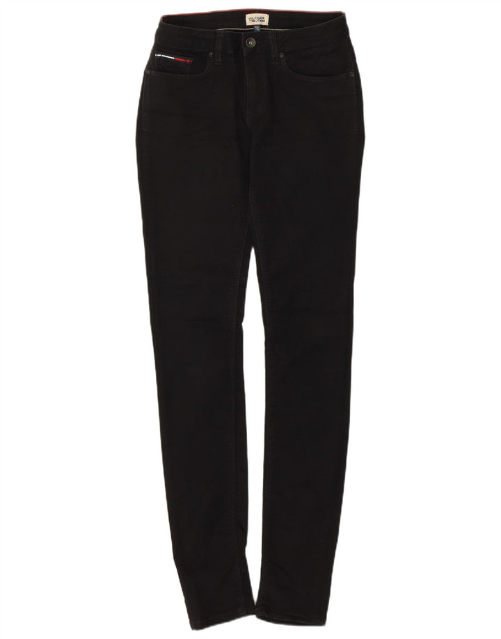 Jeans slim da donna Tommy Hilfiger W25 L32 cotone nero