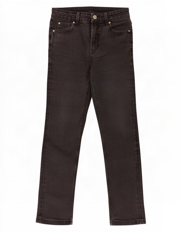 Jeans slim da donna Marks & Spencer UK 10 piccoli W28 L25 cotone nero