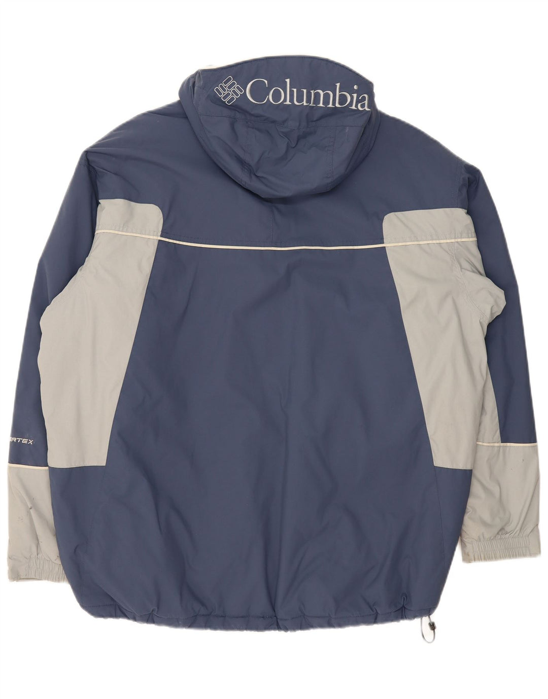 Giacca a vento pullover Columbia da uomo vestibilità ampia UK 42 XL blu navy