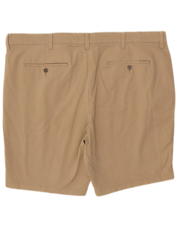 Pantaloncini chino da uomo Marks & Spencer W44 2XL cotone beige