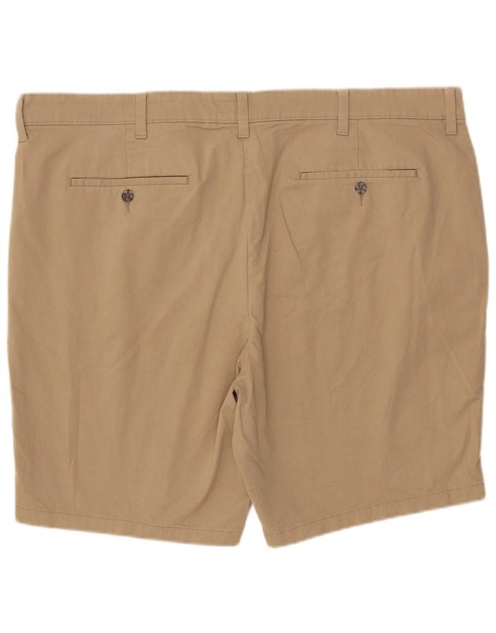 Pantaloncini chino da uomo Marks & Spencer W44 2XL cotone beige