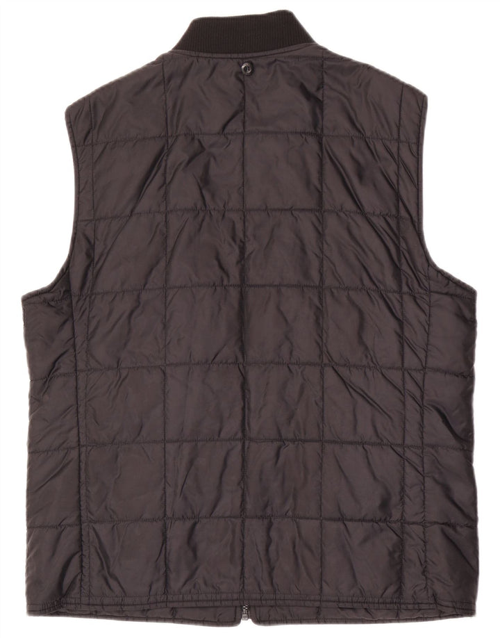 Gant Gilet imbottito da uomo con fodera UK 38 medio in nylon nero