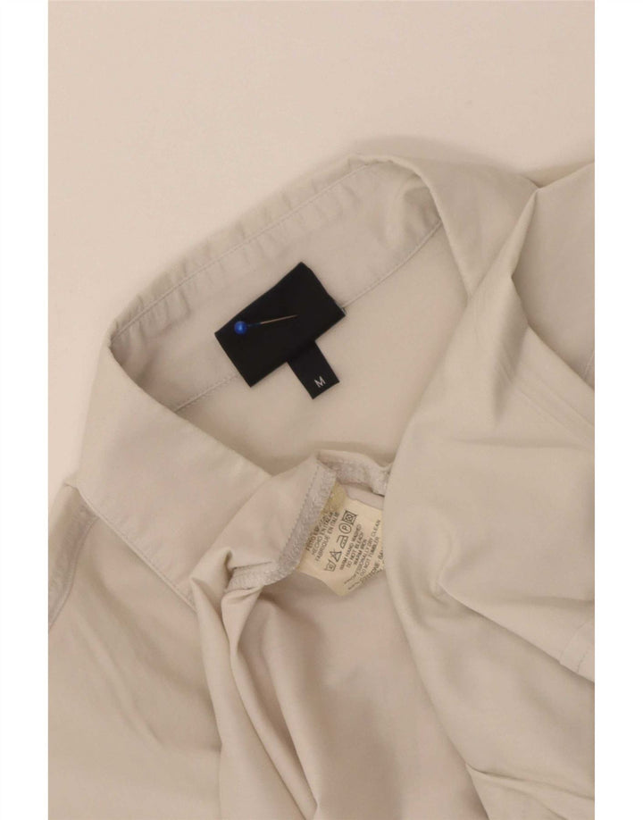 Camicia Uomo Trussardi Jeans Manica Corta Cotone Bianco Medio