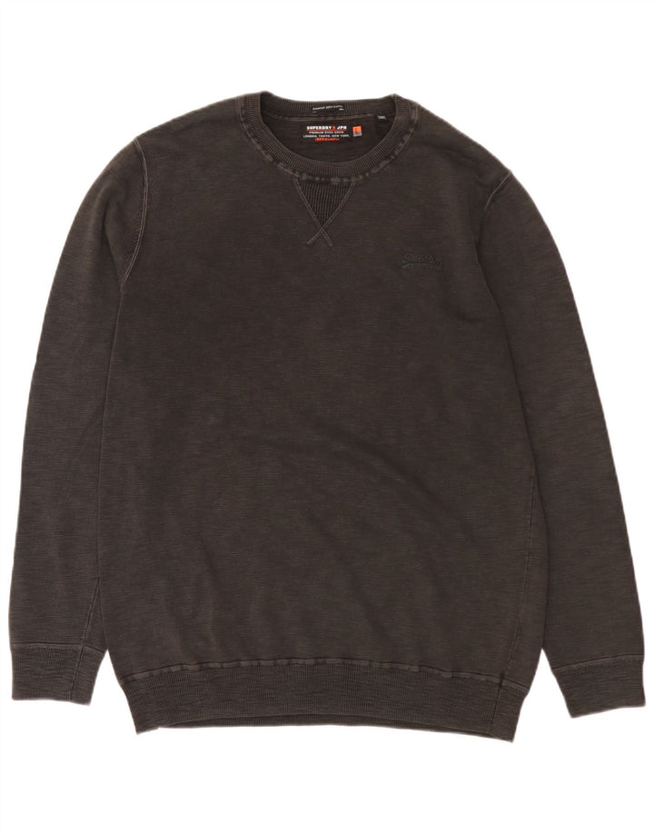 Felpa da uomo Superdry Maglione 2XL Cotone grigio