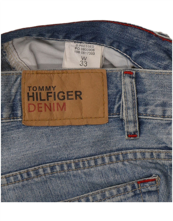 TOMMY HILFIGER Jeans dritti da uomo W33 L34 Blu