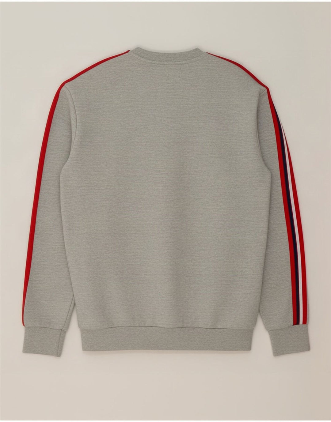 Zara Uomo Felpa Maglione Piccolo Grigio Colourblock Poliestere