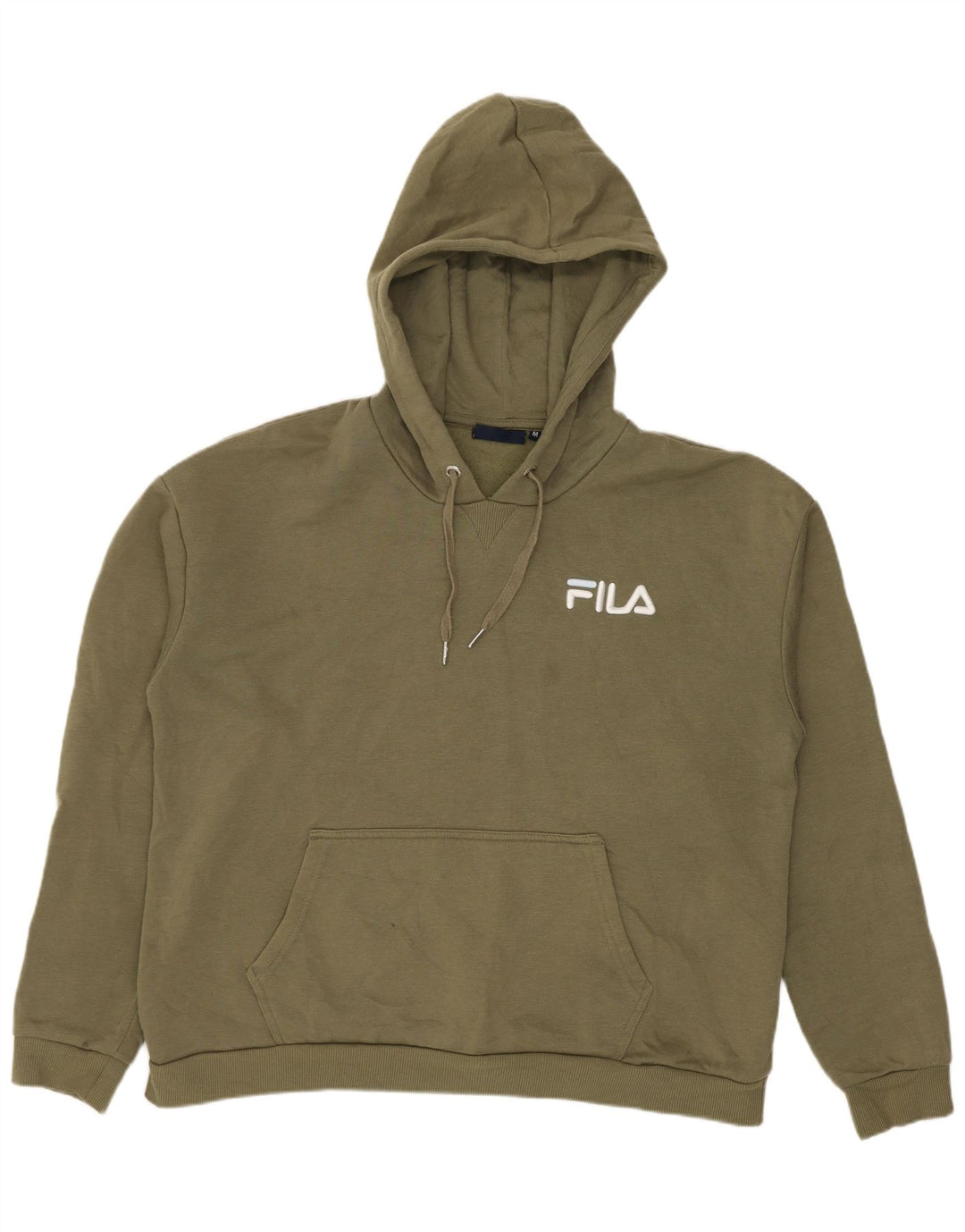 Felpa con cappuccio oversize da donna Fila UK 14 poliestere kaki medio