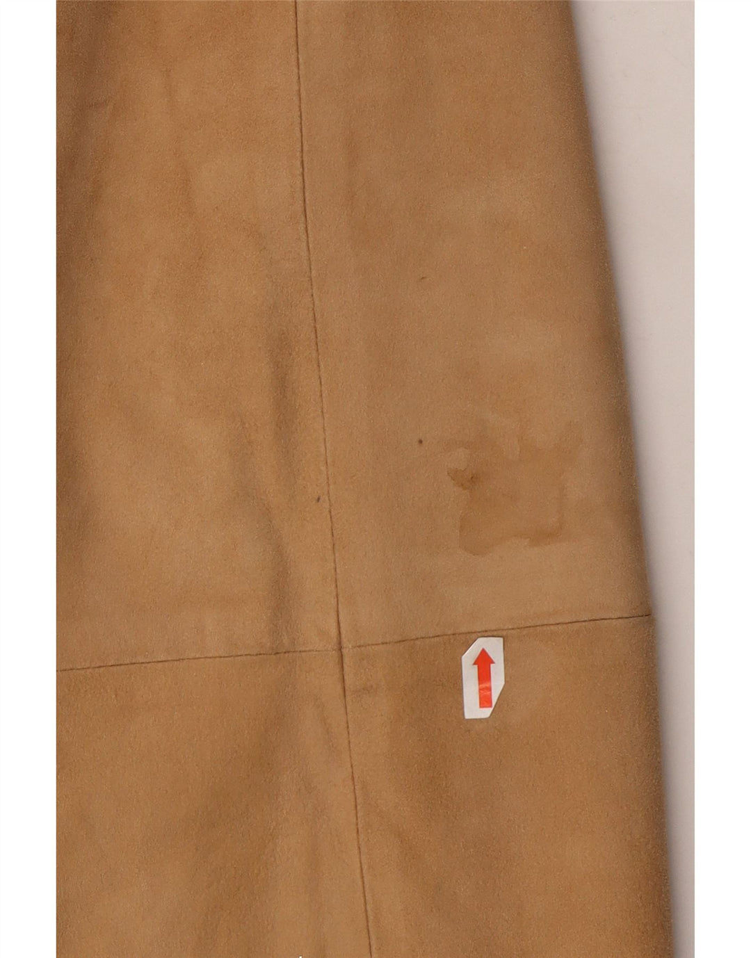 VINTAGE Womens Suede Wrap Skirt IT 44 Medium W30 Brown Leather Vintage Vintage and Second-Hand Vintage from Messina Hembry 