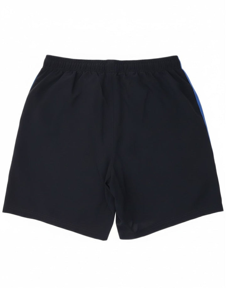 Pantaloncini sportivi da uomo Adidas Large blu navy in poliestere