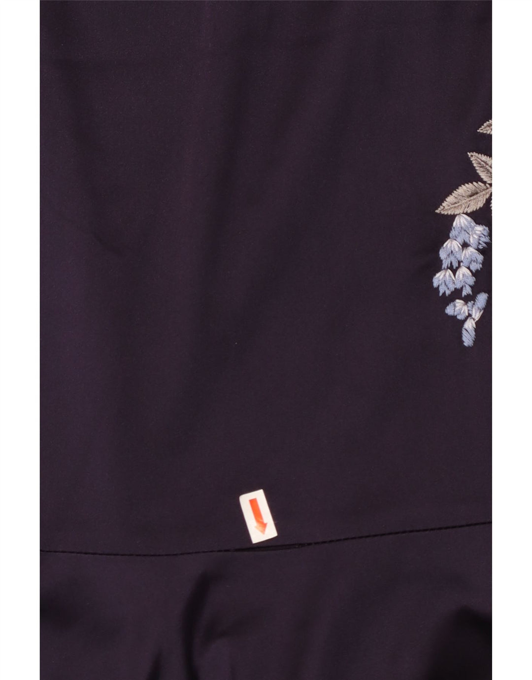 Abito senza spalline da donna KAREN MILLEN UK 10 Piccolo seta floreale viola