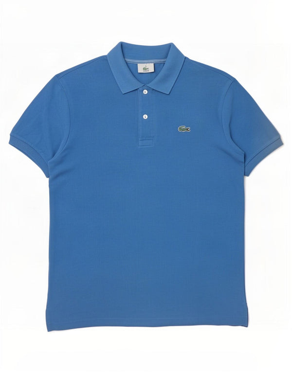 Polo da uomo Lacoste taglia 5 grande in cotone blu
