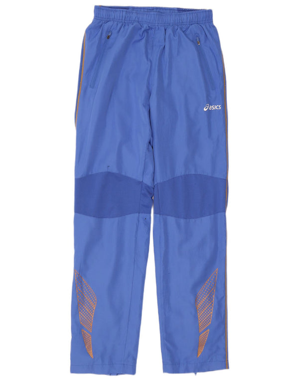 Pantaloni da tuta ASICS da uomo Small blu in poliestere color block