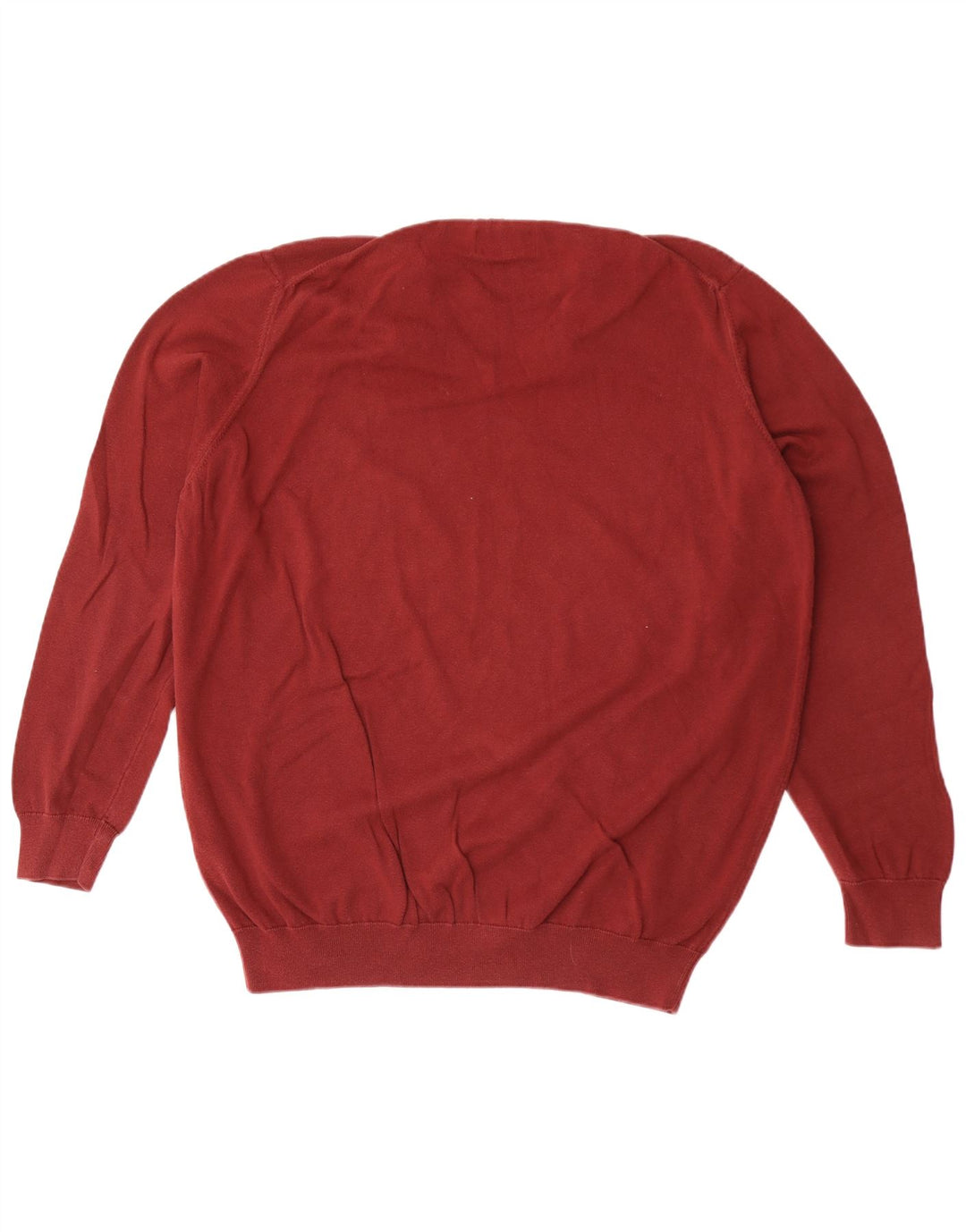Maglione maglione con scollo a V da uomo Barbour 2XL cotone marrone