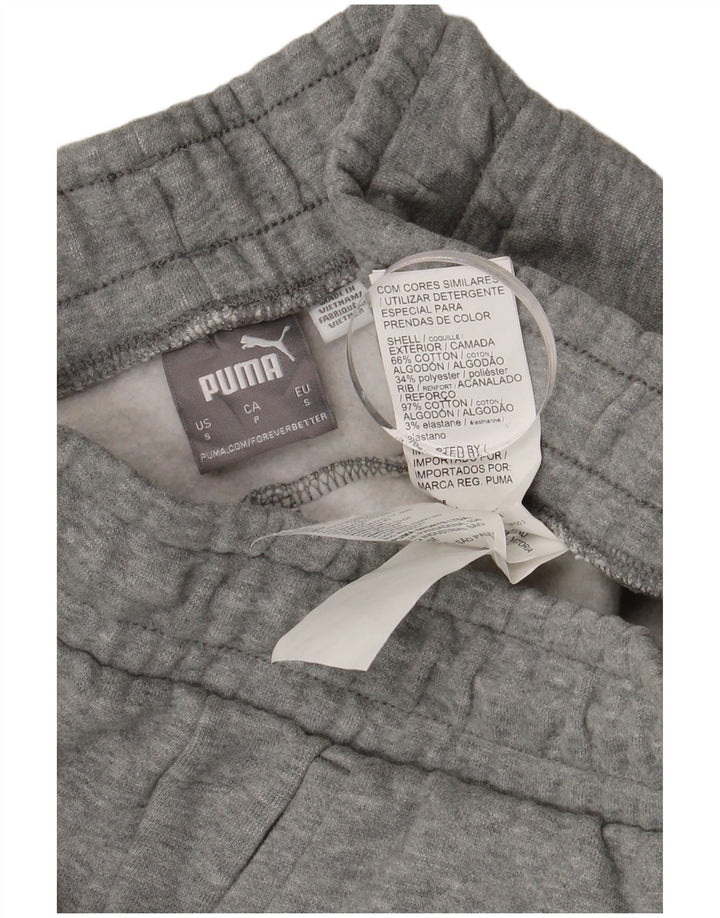 Pantaloni da tuta da uomo PUMA Joggers piccoli in cotone grigio
