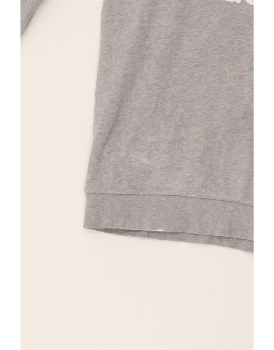 ADIDAS Mens Graphic Sweatshirt Jumper Small Grey Cotton Vintage Adidas and Second-Hand Adidas from Messina Hembry 