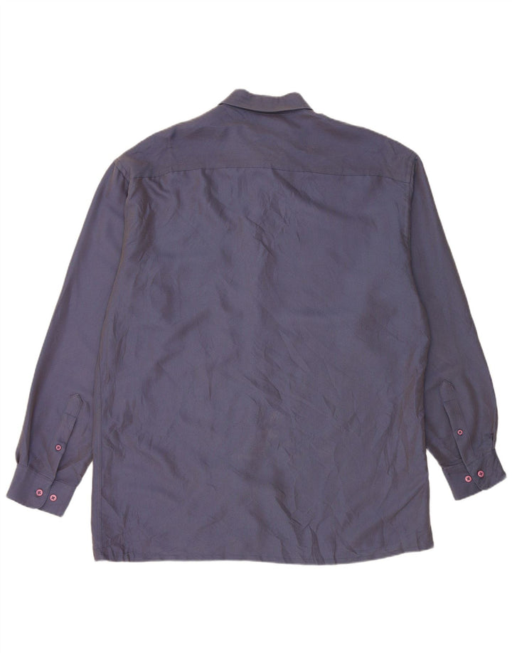 Camicia da uomo Pierre Cardin grande rayon geometrico blu