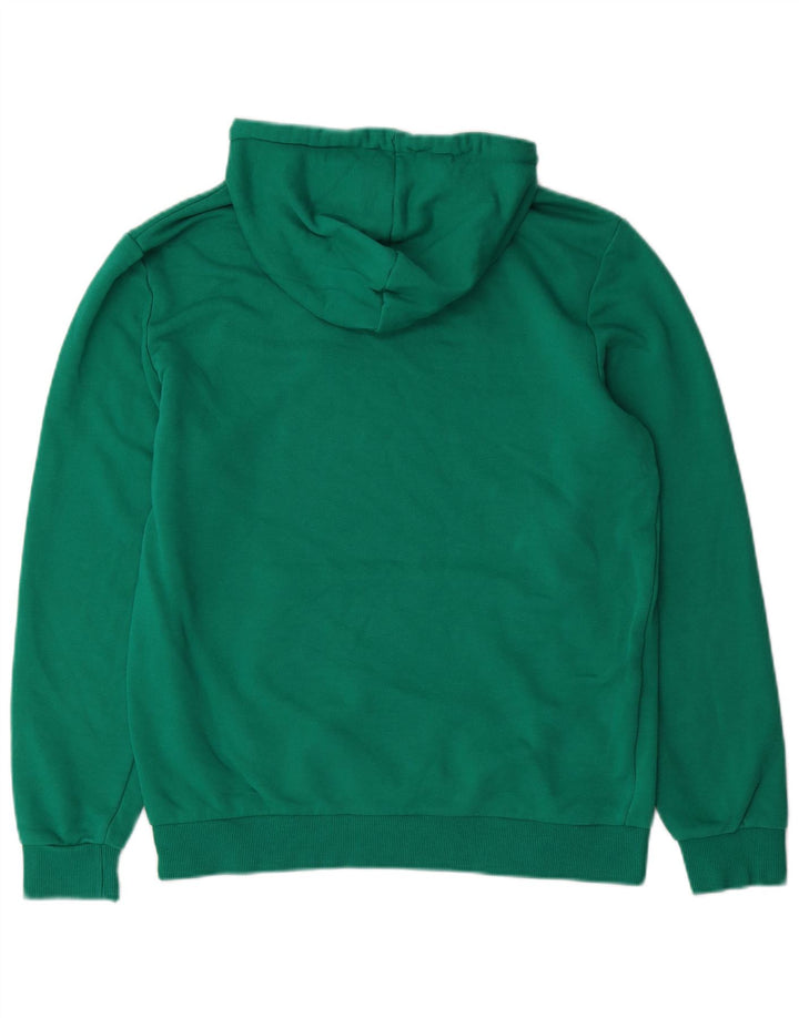 Felpa con cappuccio grafica PUMA da uomo verde medio