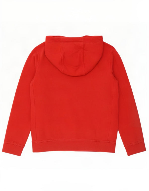 Felpa con cappuccio da ragazzo Nike 10-11 anni cotone rosso medio