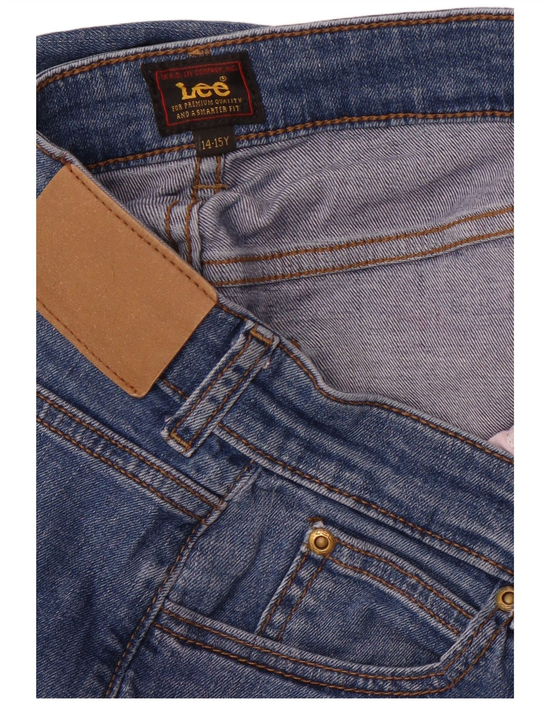 Jeans dritti per ragazze LEE 14-15 anni W30 L29 cotone blu