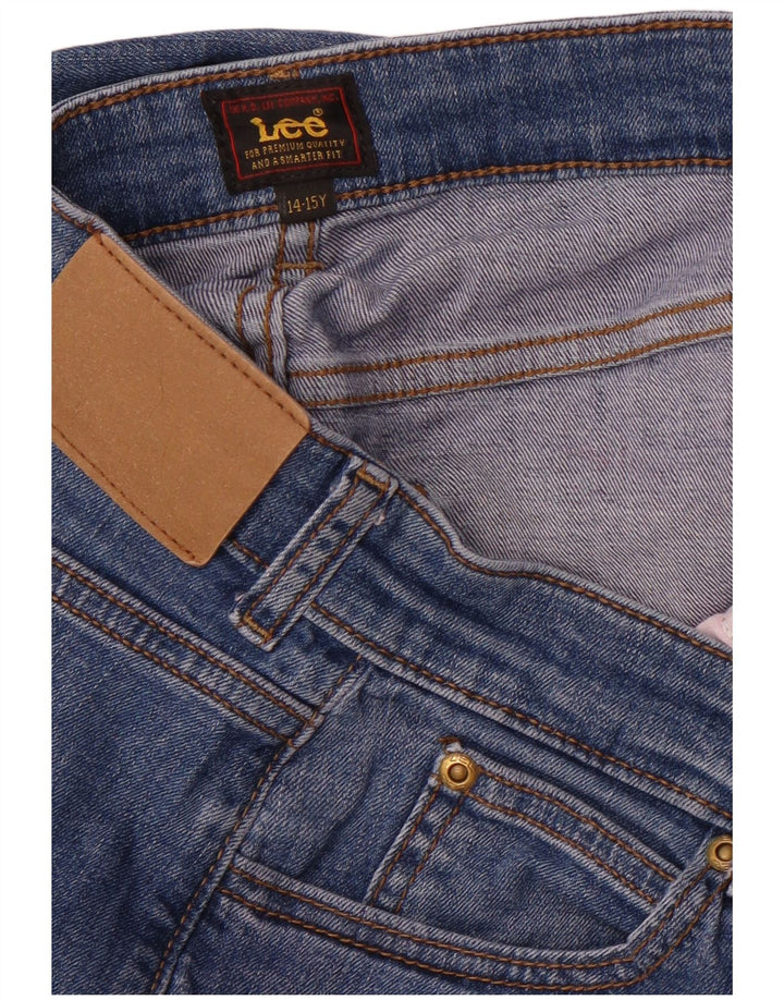 Jeans dritti per ragazze LEE 14-15 anni W30 L29 cotone blu