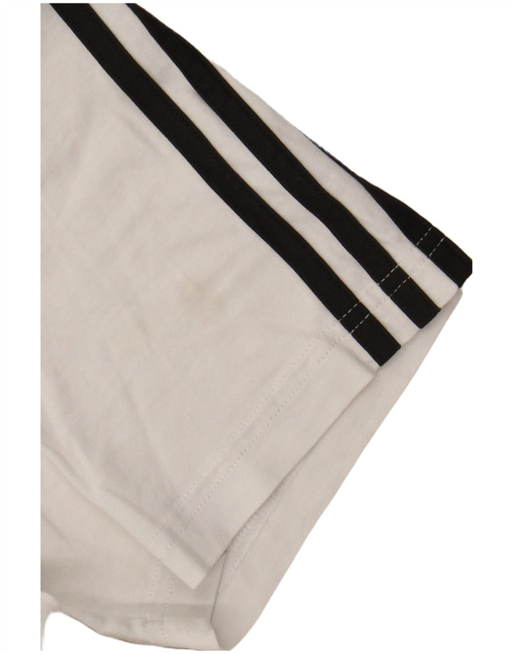 T-shirt da uomo Adidas Top XL in cotone bianco