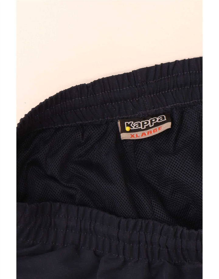 Pantaloni da tuta Kappa Capri da uomo XL in poliestere blu navy