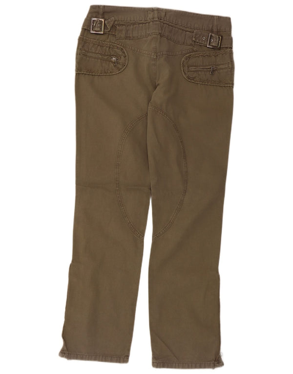 Pantaloni casual dritti da donna Liu Jo W32 L31 cotone kaki