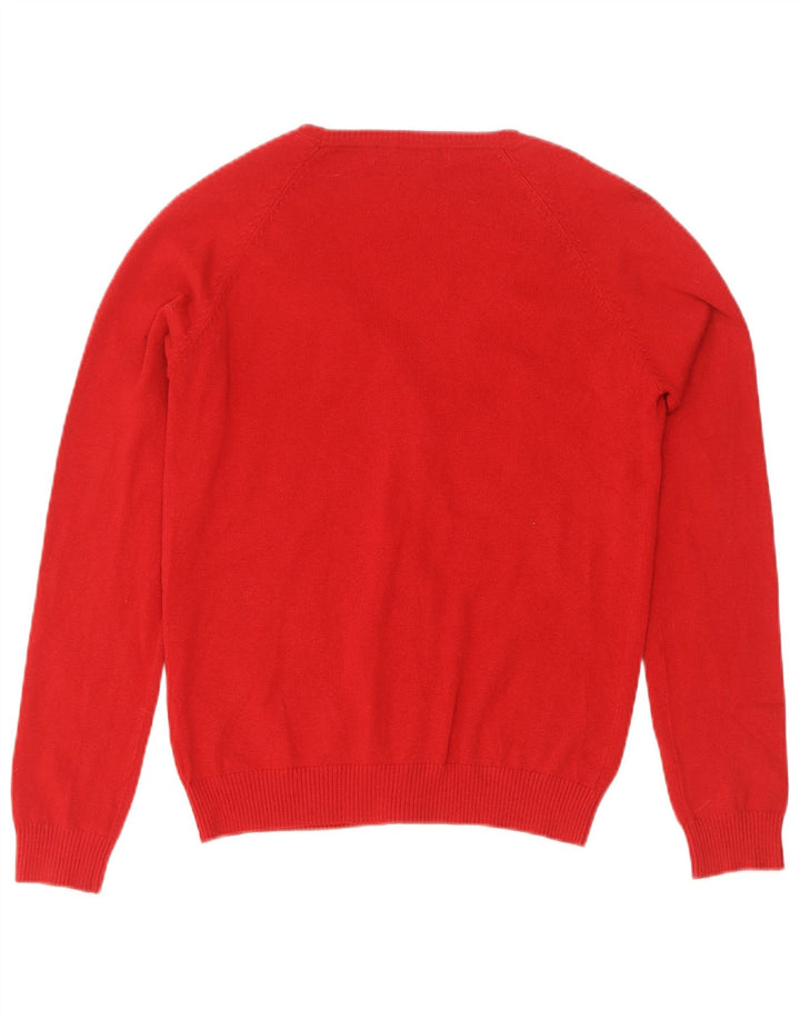 Maglione cardigan da donna Zara UK 14 grande rosso