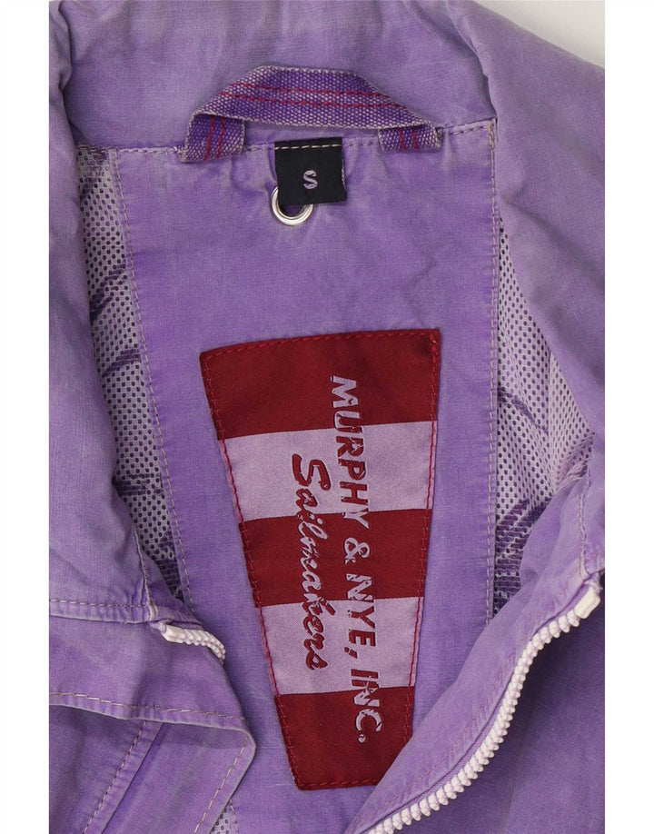 Giubbotto bomber da donna Murphy & Nye Sailmakers UK 10 piccolo viola