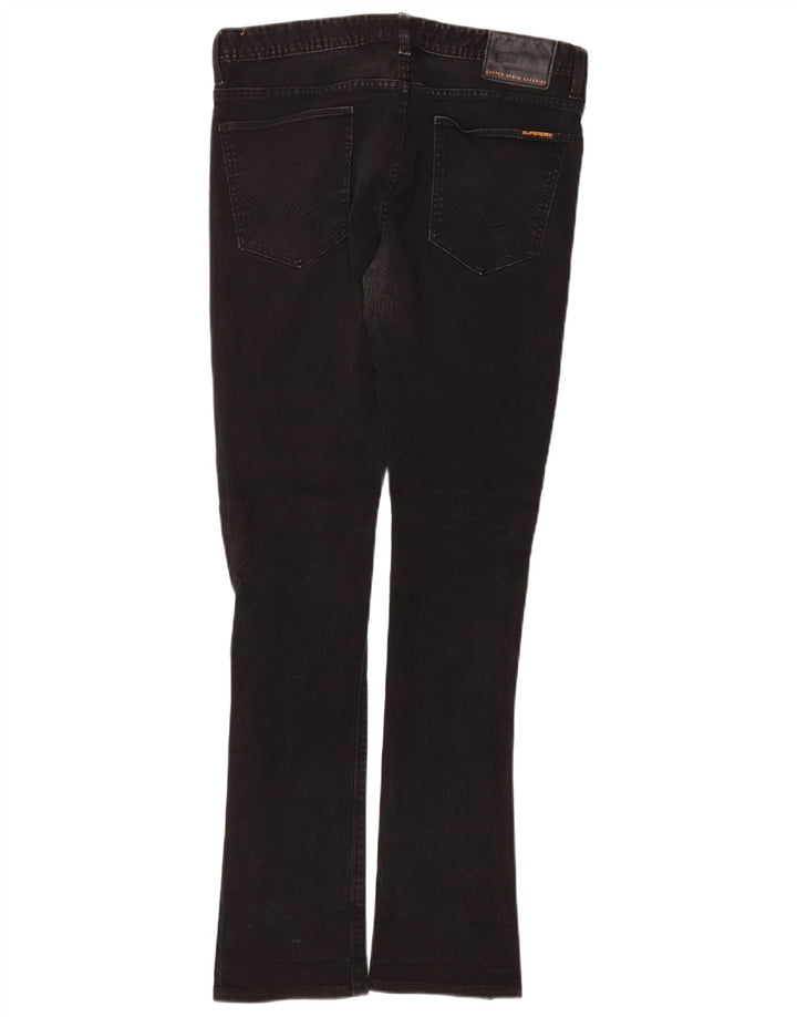 Jeans slim da uomo Superdry W34 L34 cotone nero