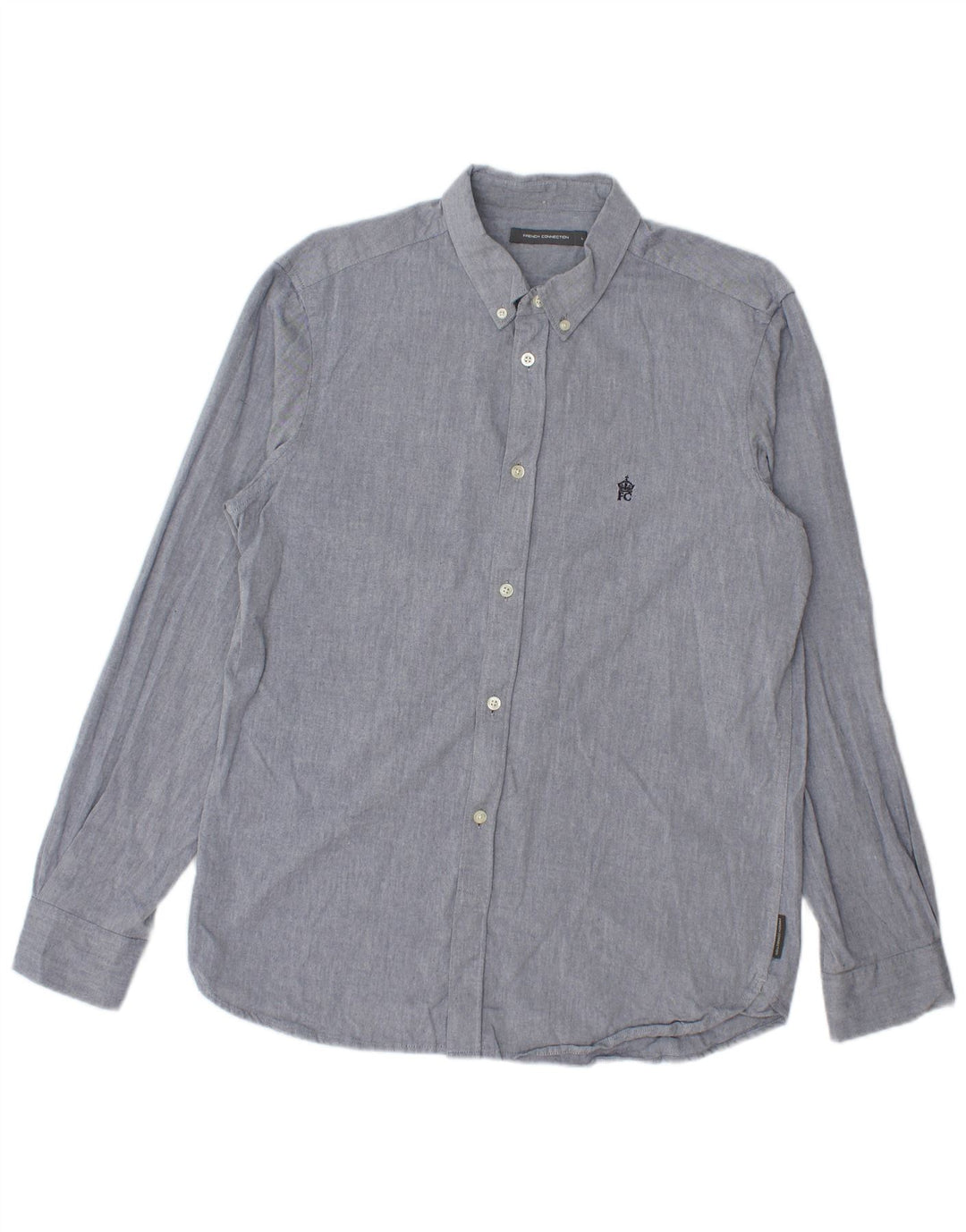 Camicia da uomo French Connection grande in cotone blu