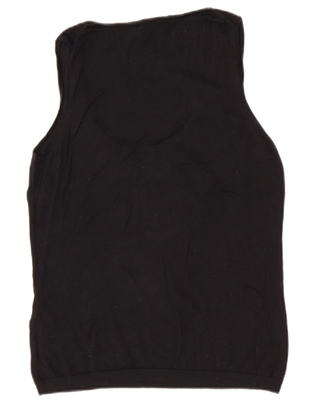 Top camicetta senza maniche da donna Max Mara UK 18 XL seta nera
