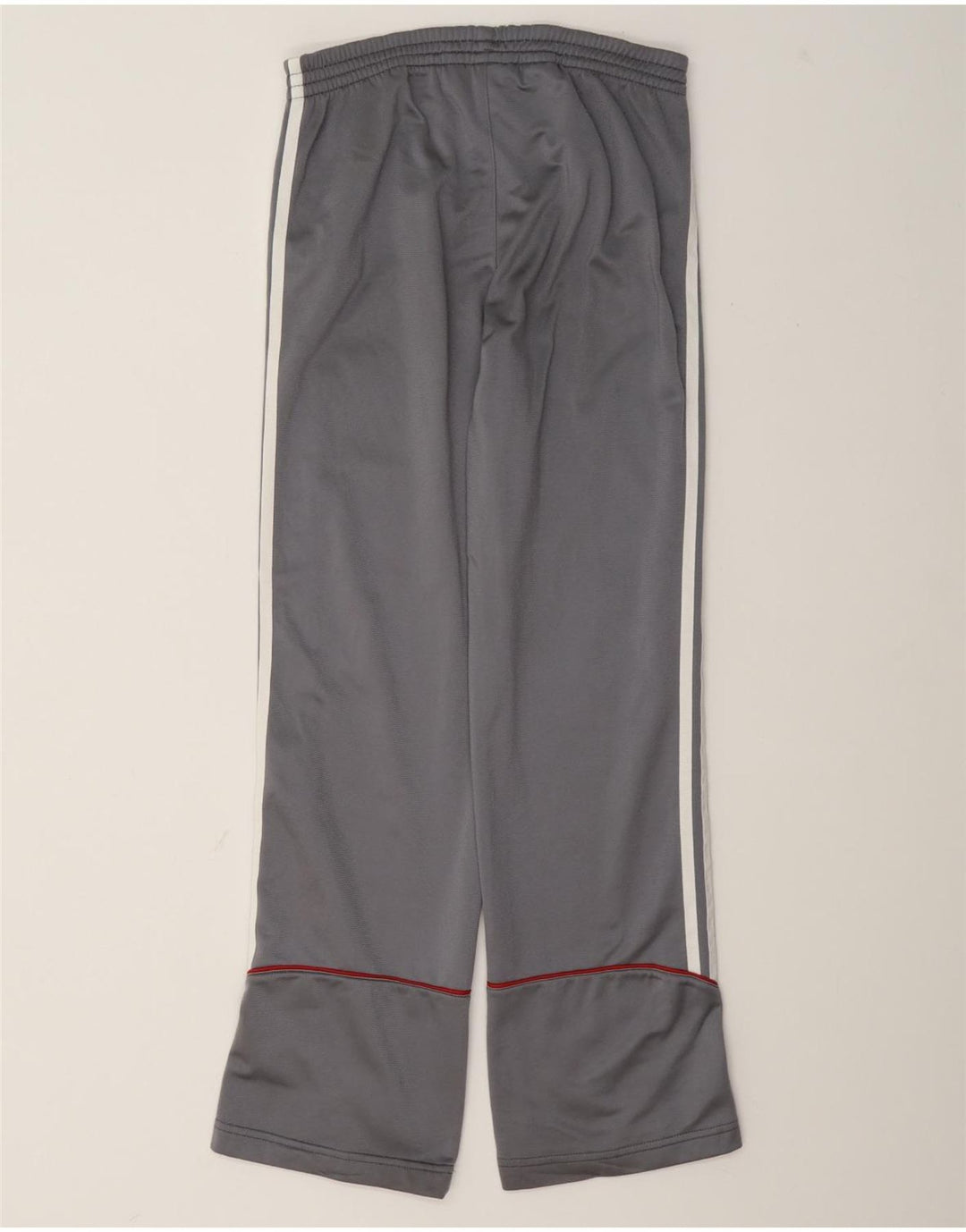 Pantaloni della tuta da ragazzo Adidas 13-14 anni in poliestere grigio