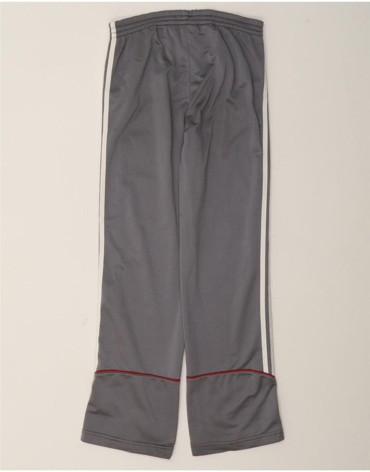 Pantaloni della tuta da ragazzo Adidas 13-14 anni in poliestere grigio