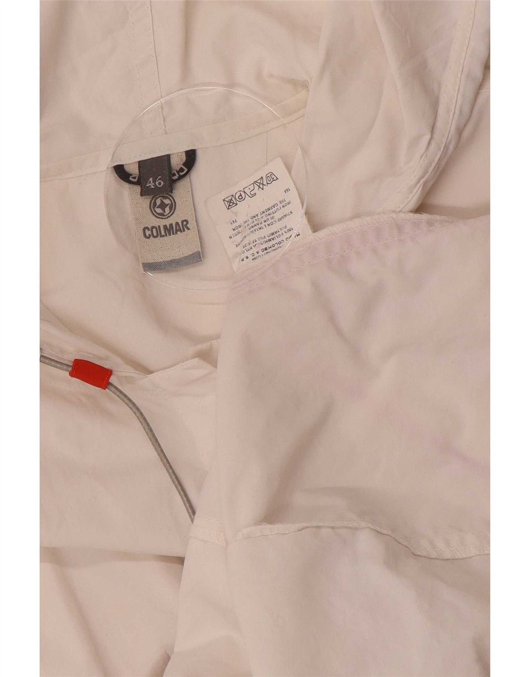 Impermeabile Colmar Donna Senza Maniche con Cappuccio IT 46 Large Bianco Poliammide