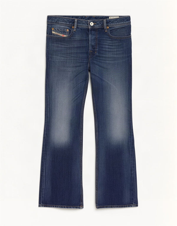 Diesel Uomo Zatiny Bootcut Jeans W32 L30 Cotone Blu