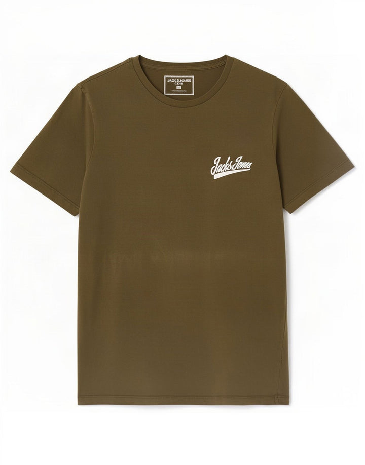 T-shirt grafica da uomo Jack & Jones Top Small Cachi