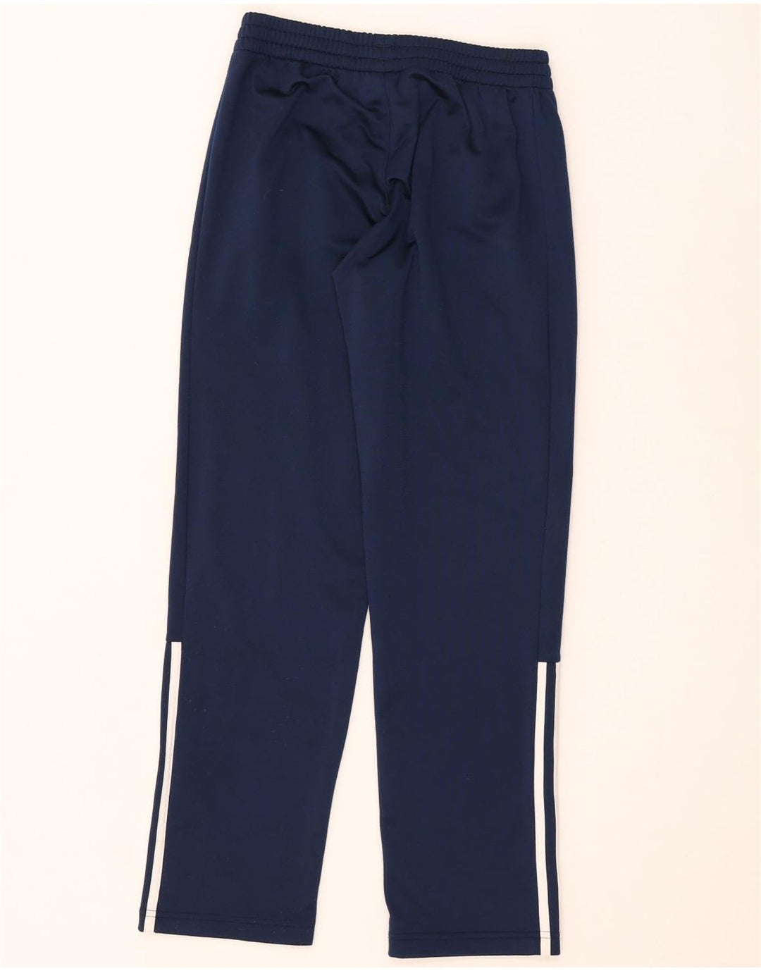 Pantaloni della tuta da ragazzo Adidas 11-12 anni in poliestere blu navy