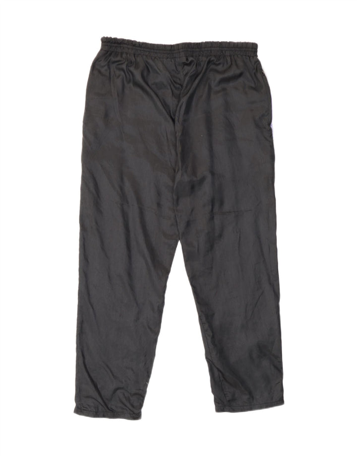 Pantaloni da tuta vintage da uomo Joggers Medium Black Colourblock in poliammide